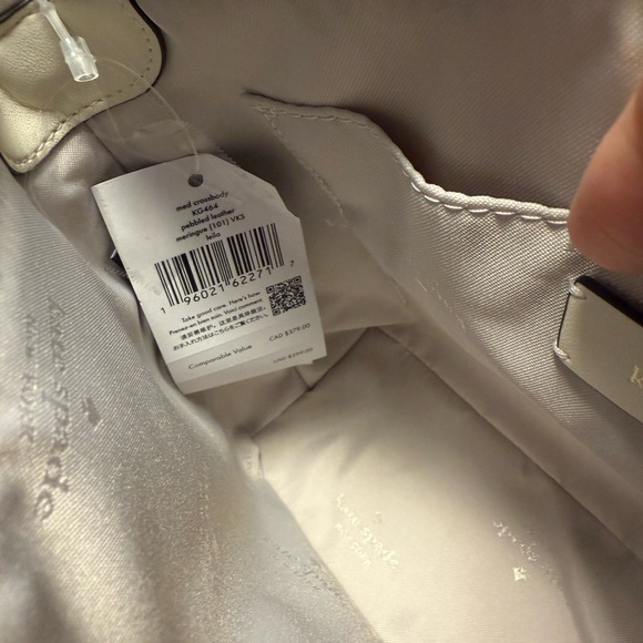 NWT Kate Spade Leila Medium Crossbody - Meringue - Picture 11 of 14